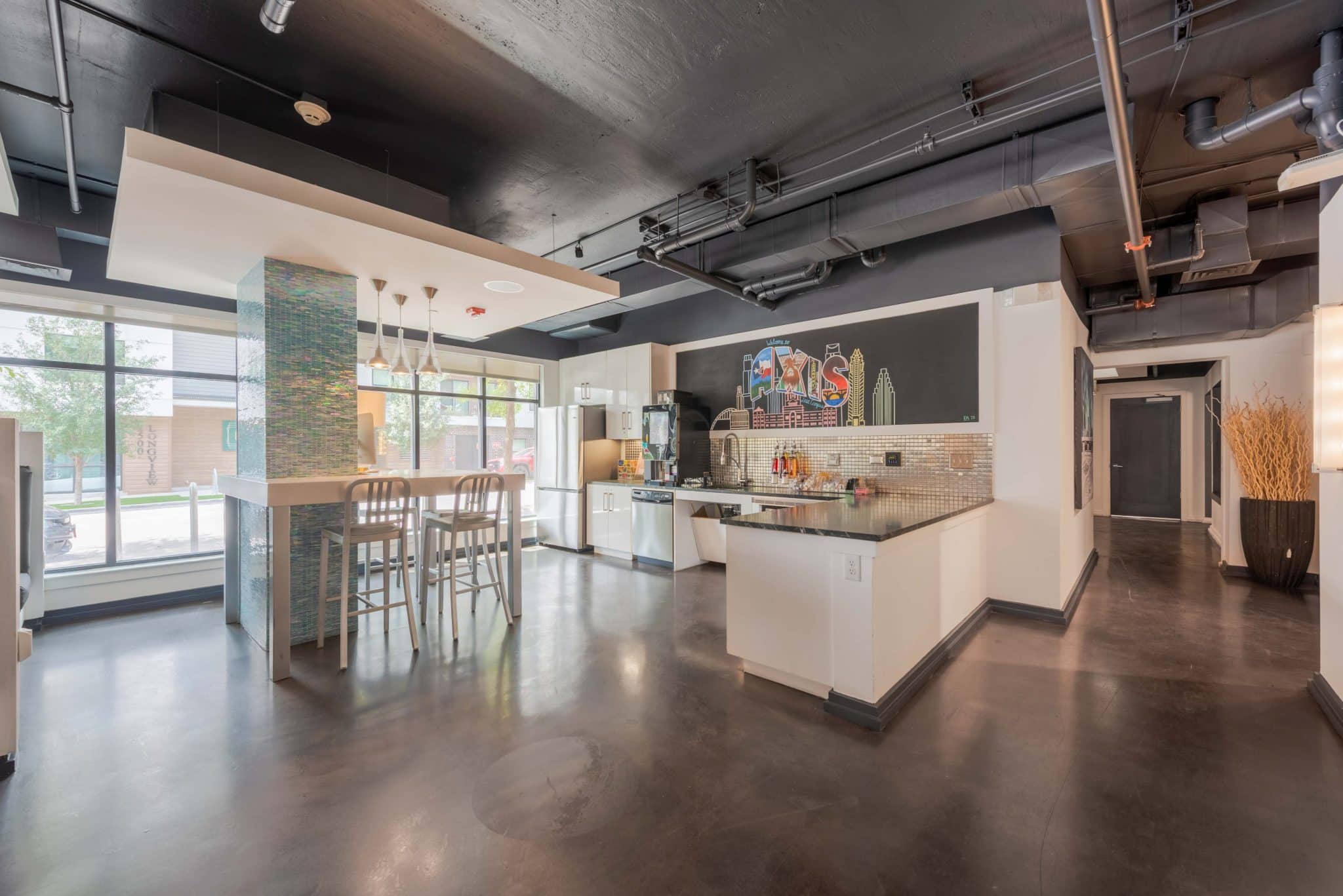 axis west campus apartments near ut austin cafe study lounge